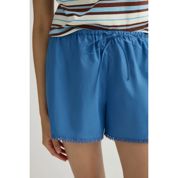 Posse Veda Short in Azure | Shorts | Luxury Shoes , view 3