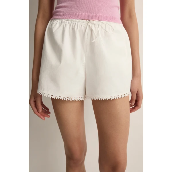 Posse Veda Short in Vintage White | Shorts | Luxury Shoes , view 2
