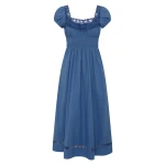 Posse Veda Sundress in Azure | Midi Dresses | Luxury Shoes 
