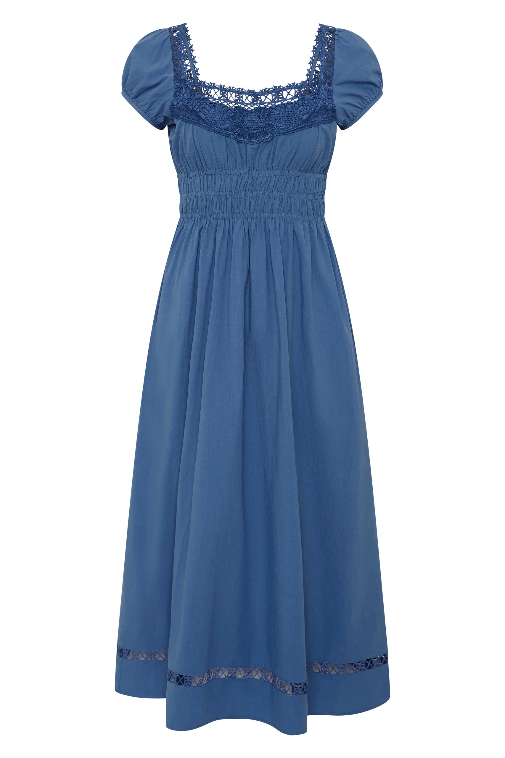 Posse Veda Sundress in Azure Posse Veda Sundress in Azure | Midi Dresses | Luxury Shoes