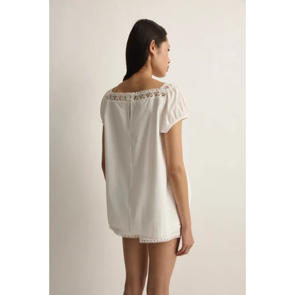 Posse Veda Top in Vintage White | Tops | Luxury Shoes , view 5