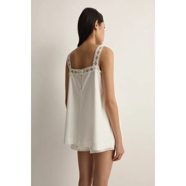 Posse Veda Tunic in Vintage White | Tops | Luxury Shoes , view 6