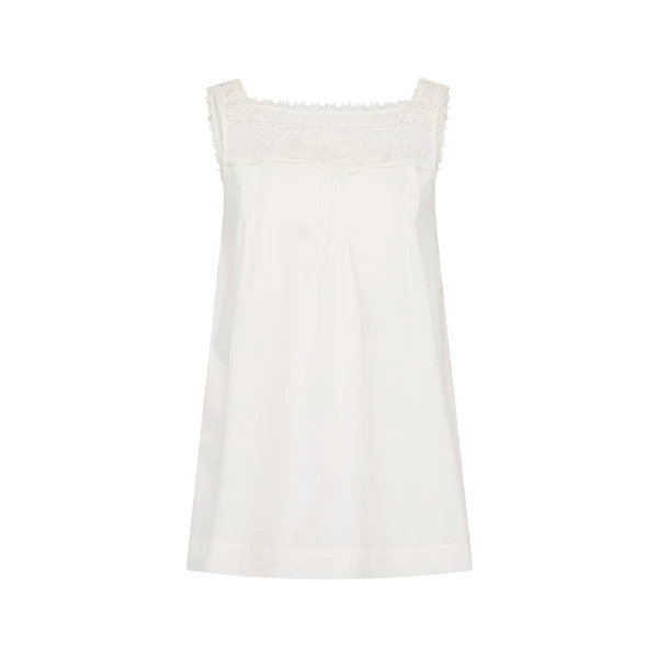 Posse Veda Tunic in Vintage White | Tops | Luxury Shoes 