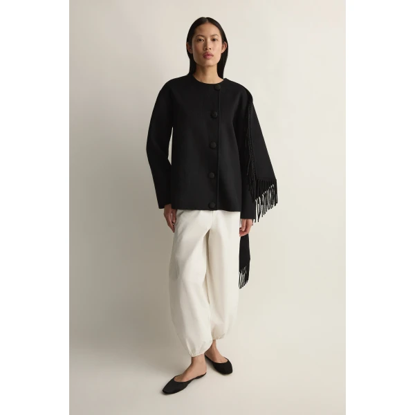 Posse Wren Coat in Black | Coats | Luxury Shoes , view 3