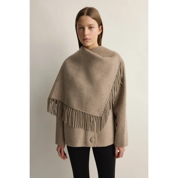 Posse Wren Coat in Woodsmoke | Coats | Luxury Shoes , view 2