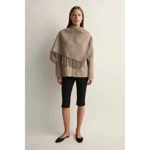 Posse Wren Coat in Woodsmoke | Coats | Luxury Shoes , view 3