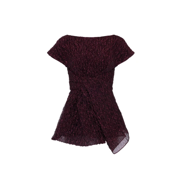 Cirel Top in Burgundy