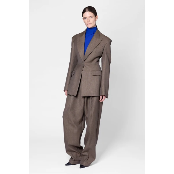 ROKSANDA Ivara Jacket in Brown Melange | Jackets | Luxury Shoes 