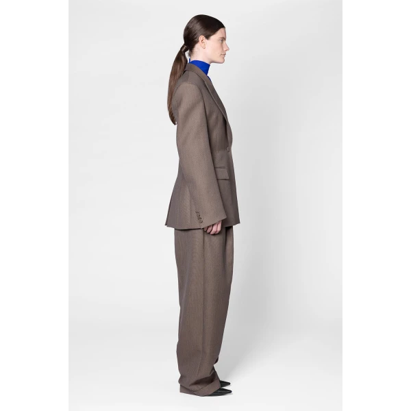 ROKSANDA Ivara Jacket in Brown Melange | Jackets | Luxury Shoes 