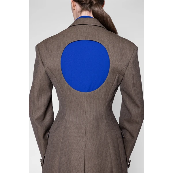 ROKSANDA Ivara Jacket in Brown Melange | Jackets | Luxury Shoes 