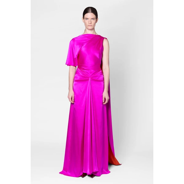 ROKSANDA Nella Dress in Ultra Pink | Evening Gowns | Luxury Shoes 