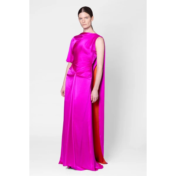 ROKSANDA Nella Dress in Ultra Pink | Evening Gowns | Luxury Shoes 