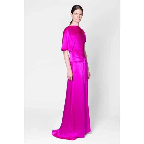 ROKSANDA Nella Dress in Ultra Pink | Evening Gowns | Luxury Shoes 