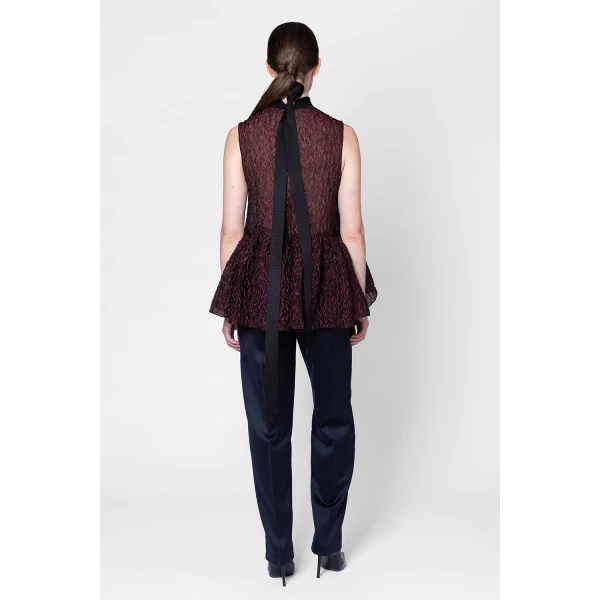ROKSANDA Ragosta Trouser in Navy | Tailored pants | Luxury Shoes 