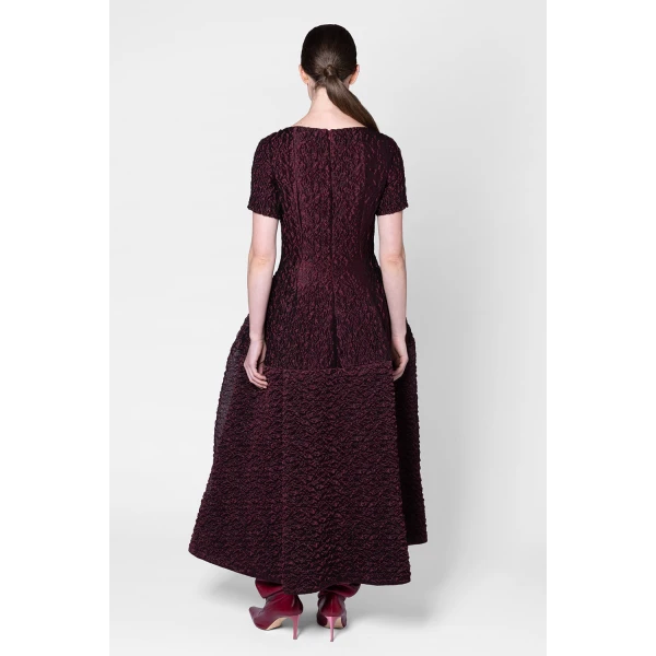 ROKSANDA Rune Dress in Burgundy | Maxi Dresses | Luxury Shoes 