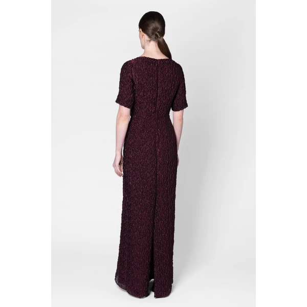ROKSANDA Syla Dress in Burgundy | Evening Gowns | Luxury Shoes 