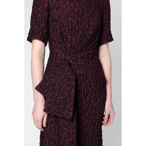 ROKSANDA Syla Dress in Burgundy | Evening Gowns | Luxury Shoes 