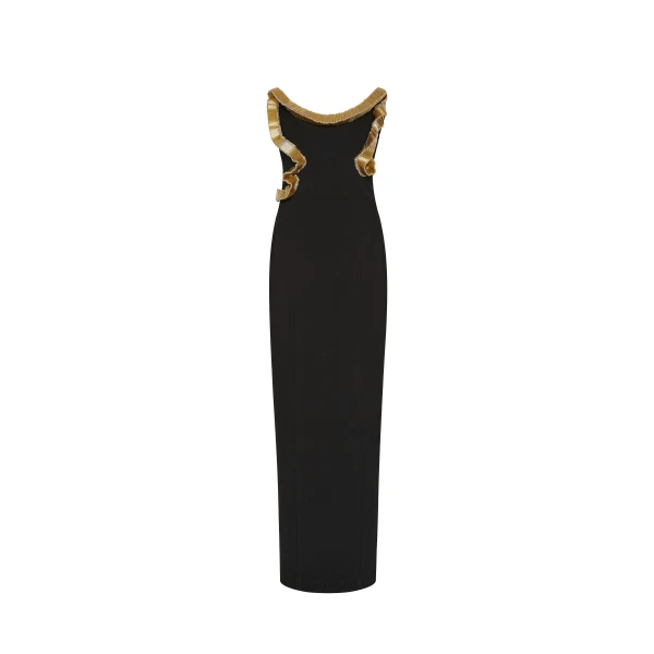 Rachel Gilbert Malik Column Gown