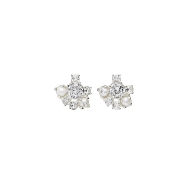 Sapher Pearl Stud Earring