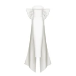 Rasario Mari Wedding Dress in White
