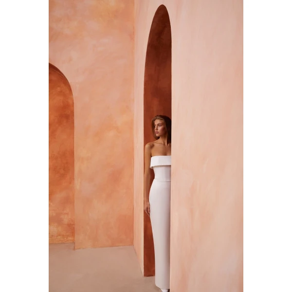 Rasario Sasha Wedding Dress in White, view 5