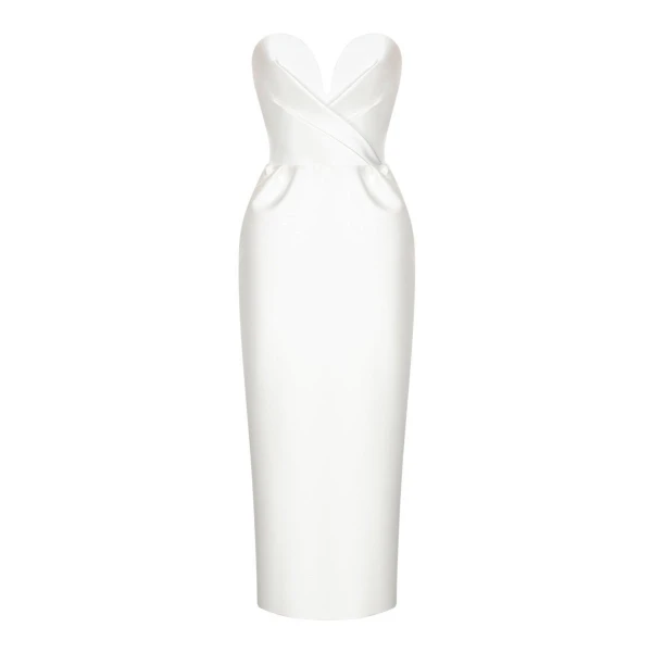 Rasario Sonya Wedding Dress in White