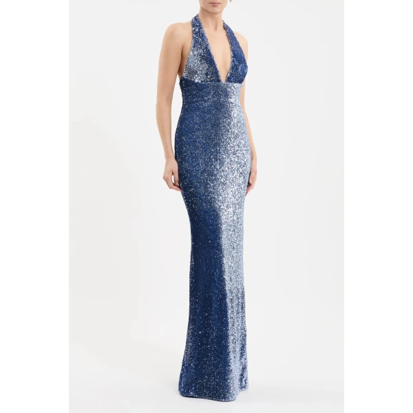 Rebecca Vallance Cambridge Column Gown | Evening Gowns | Luxury Shoes 