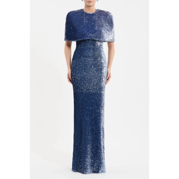 Rebecca Vallance Cambridge Column Gown | Evening Gowns | Luxury Shoes 