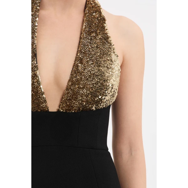 Rebecca Vallance Cambridge Halter Gown | Evening Gowns | Luxury Shoes 