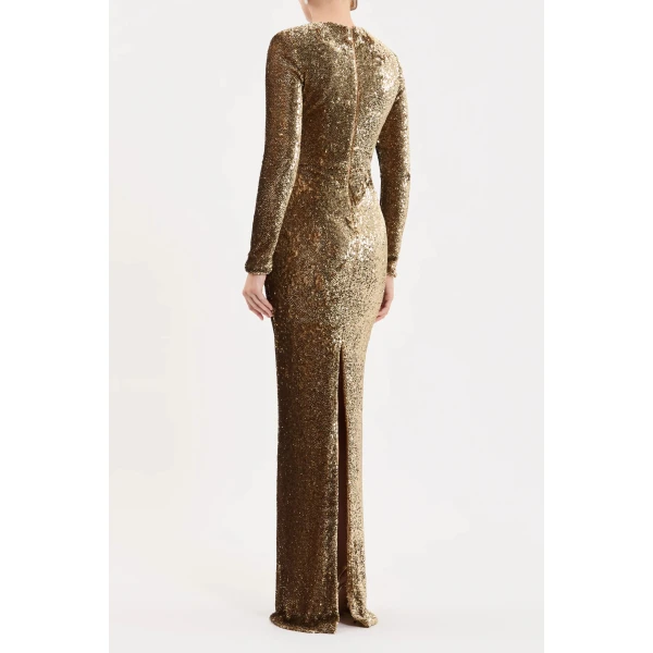 Rebecca Vallance Cambridge Long Sleeve Gown | Evening Gowns | Luxury Shoes 