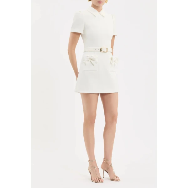 Rebecca Vallance Ivory mini dress