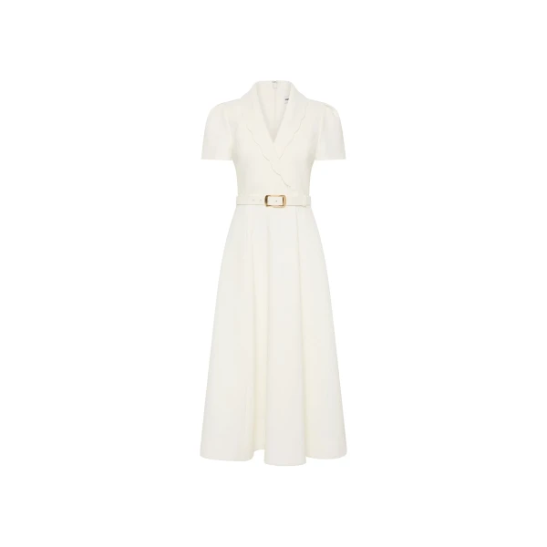 Rebecca Vallance Christopher Short Sleeve Midi Dress