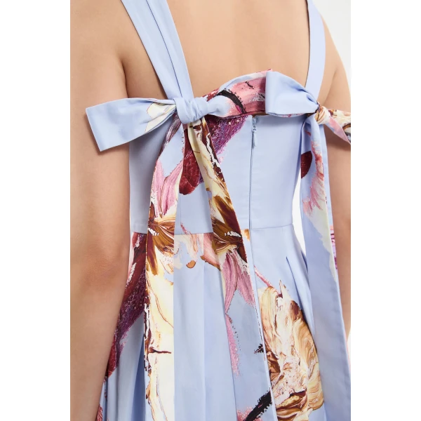 Rebecca Vallance Fleur De Lis Midi Dress