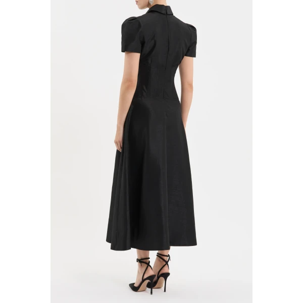 Rebecca Vallance Haddon Short Sleeve Midi Dress | Midi Dresses | Luxury Shoes 