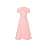 Rebecca Vallance Helmsley Short Sleeve Midi Dress | Midi Dresses | Luxury Shoes 