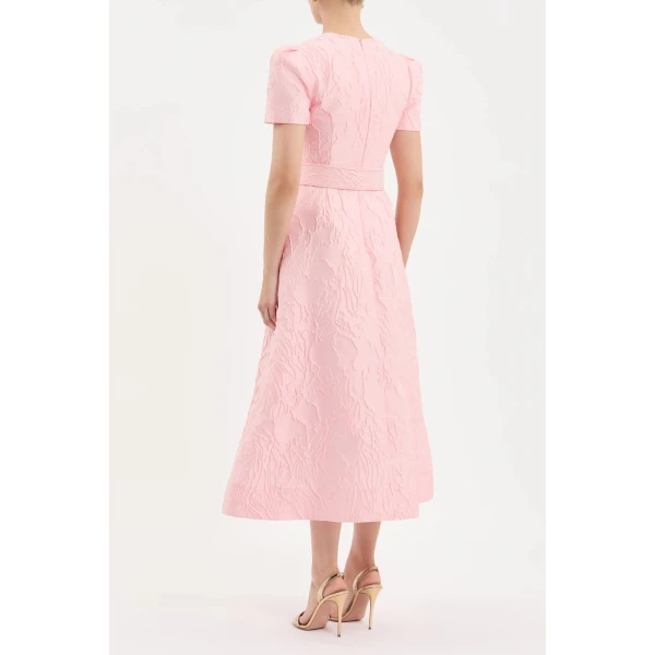 Rebecca Vallance Helmsley Short Sleeve Midi Dress | Midi Dresses | Luxury Shoes 
