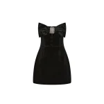 Rebecca Vallance Imogen Mini Dress in Black | Mini Dresses | Luxury Shoes 