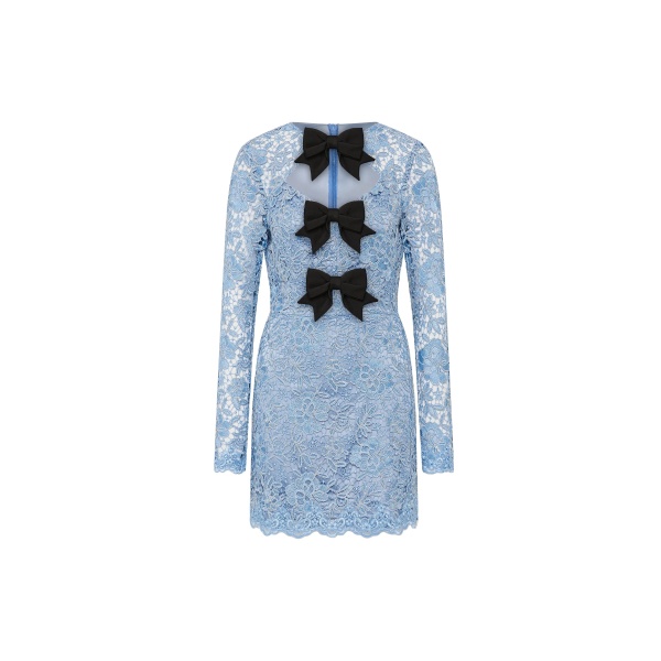 Rebecca Vallance Nottingham Mini Dress in Blue Topaz