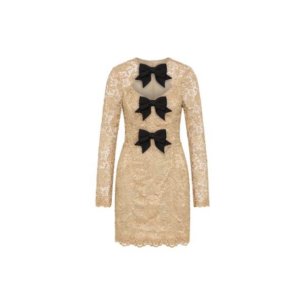 Rebecca Vallance Nottingham Mini Dress in Gold