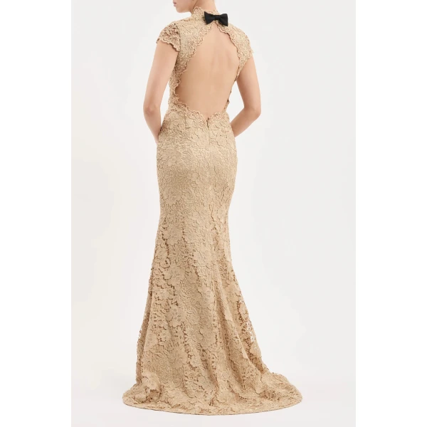 metallic corded lace
