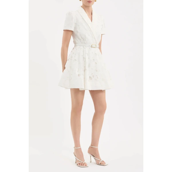 Rebecca Vallance Ivory mini dress