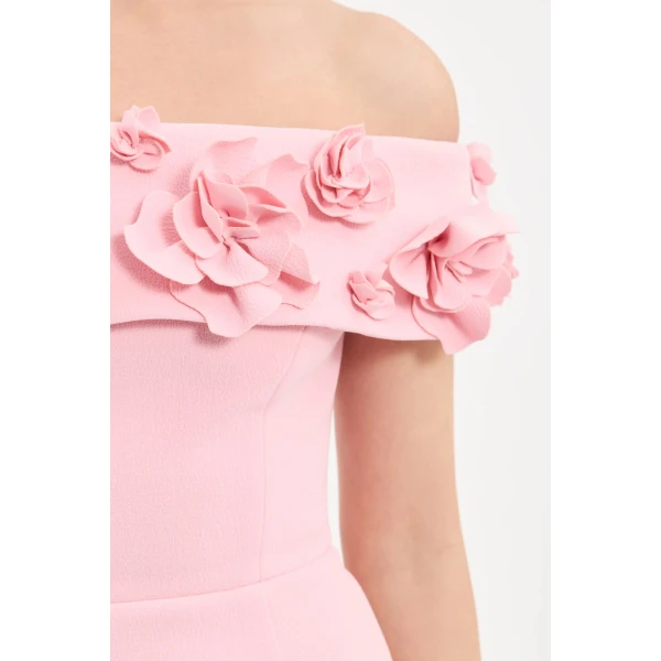 Rebecca Vallance Yorkshire Off The Shoulder Midi Dress | Midi Dresses | Luxury Shoes 