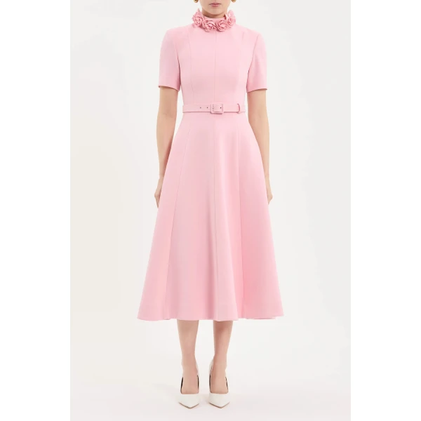 Rebecca Vallance Yorkshire Short Sleeve Midi Dress | Midi Dresses | Luxury Shoes 