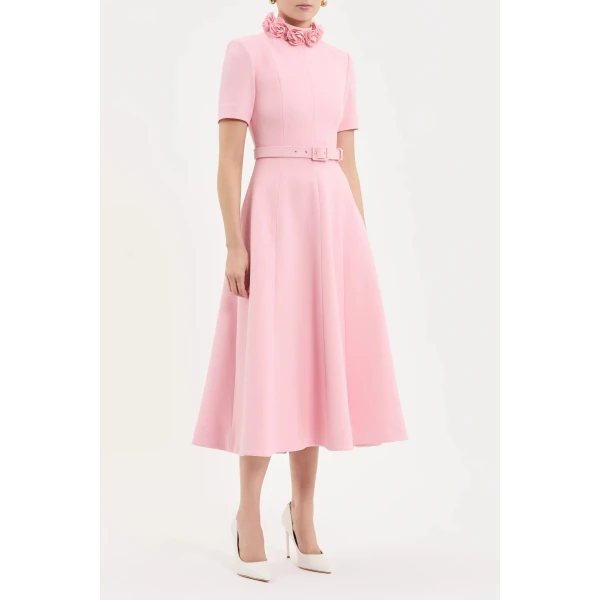 Rebecca Vallance Yorkshire Short Sleeve Midi Dress | Midi Dresses | Luxury Shoes 