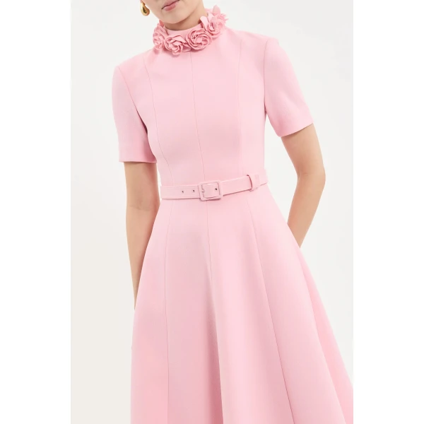 Rebecca Vallance Yorkshire Short Sleeve Midi Dress | Midi Dresses | Luxury Shoes 