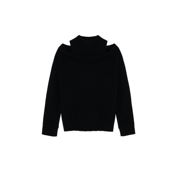 SIMKHAI Alessa Cashmere Sweater in Black