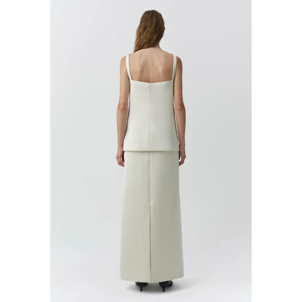 Anais Midi Skirt in Sand Dollar - Image 6