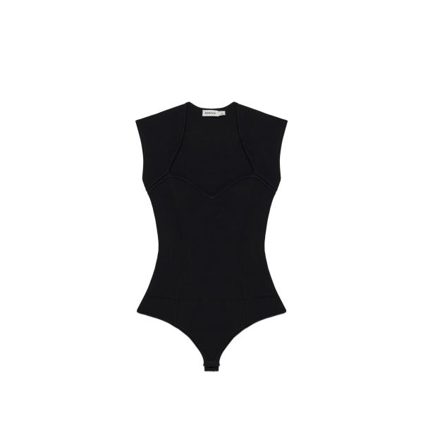 SIMKHAI Barbara Bodysuit in Black