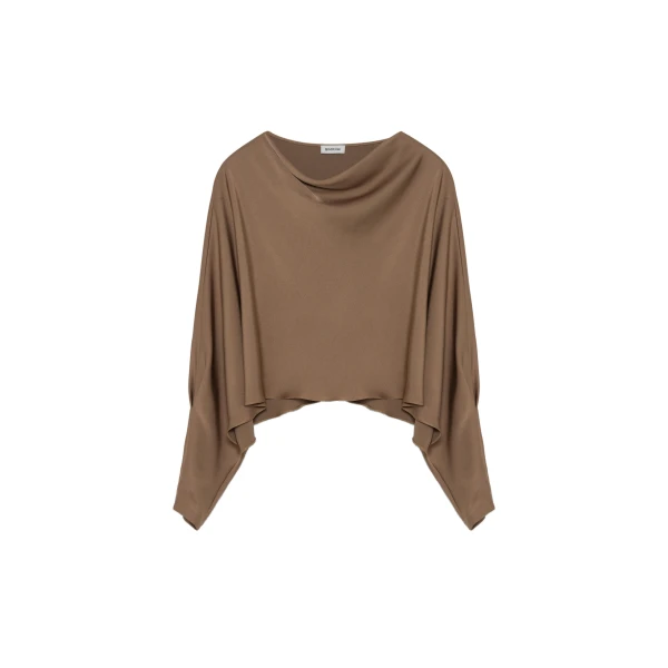 SIMKHAI Bearitz Satin Top in Birch