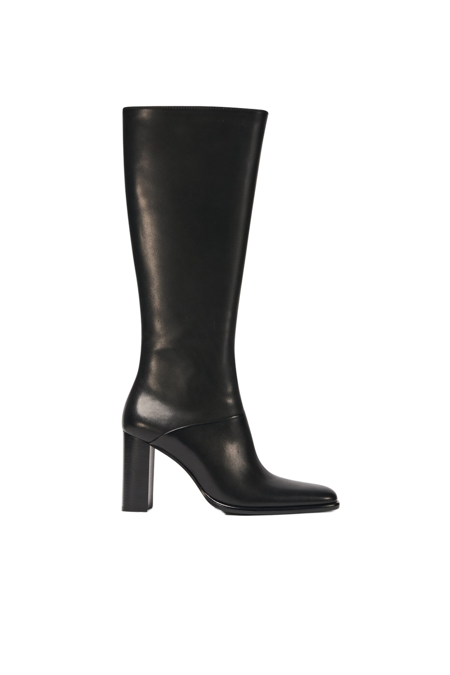 SIMKHAI Carolyn Leather Boot in Black SIMKHAI Carolyn Leather Boot in Black